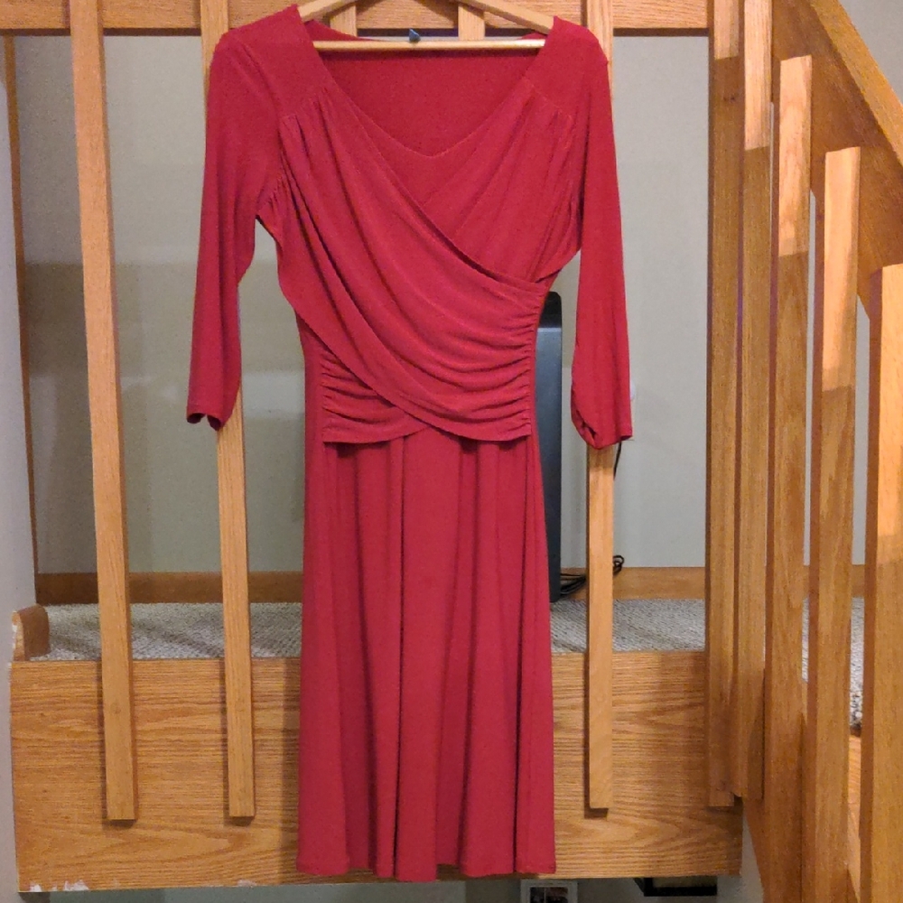 Elegant Pink Women's Dress b-slim